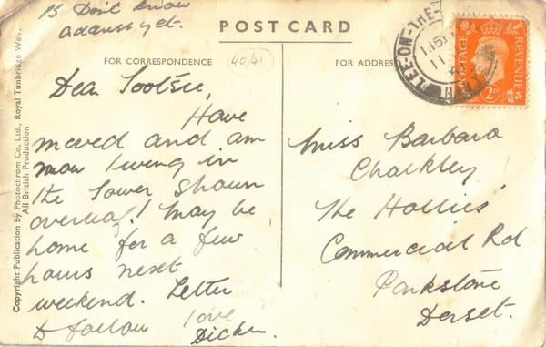 Postcard January 1941