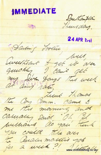 24th April 1941 page 1