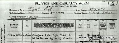 Service and Casualty form page 2 Service and Casualty form page 2