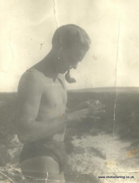 Dick with pipe and pants