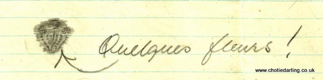 Part of 13th August 1943 letter