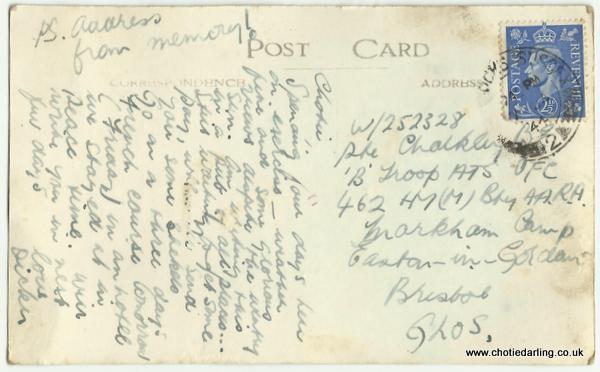 Devil'd Dyke postcard back