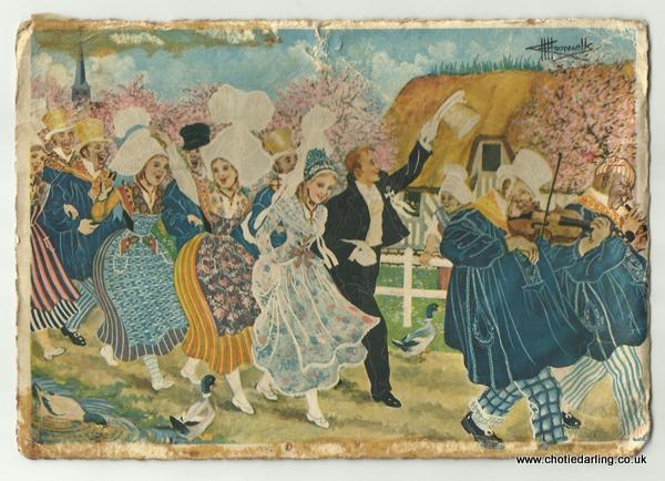 Postcard une noce front