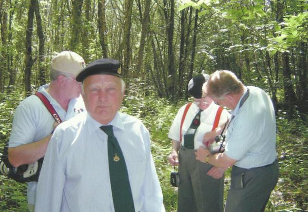 X, Anthony Rampling, Sandy Handley and X in Briquessard 2004