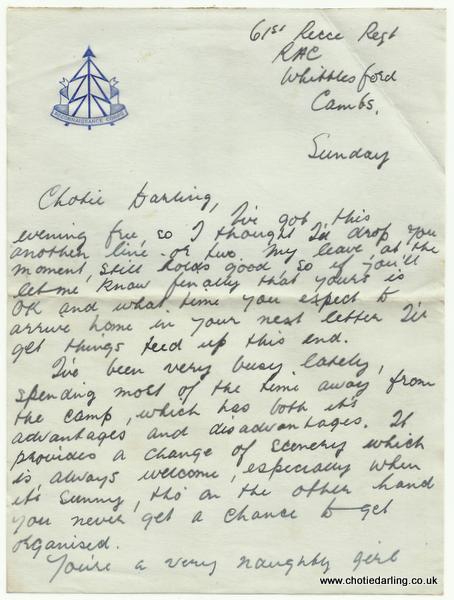 Recce Corps paper 5th March 1944 Recce Corps paper 5th March 1944