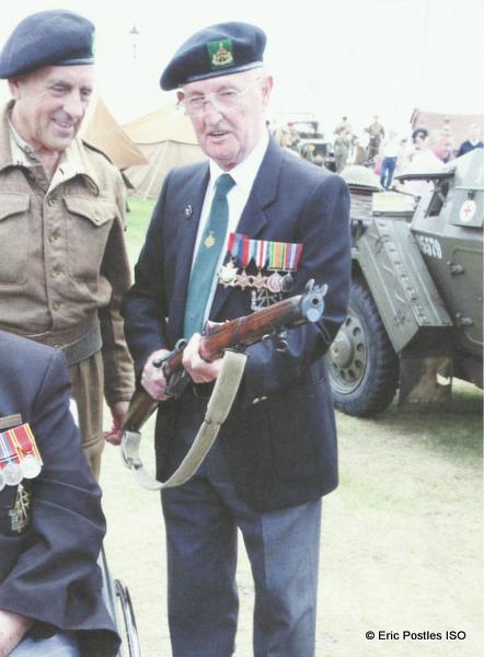 Eric Postles 2016 with 61st Recce Living History Group leader