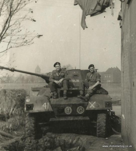 Dick in Ginderich march 1945 Dick in Ginderich march 1945