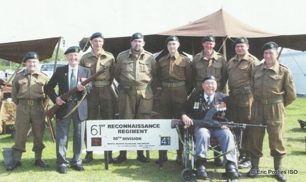 Eric Postles and Don Aiken2016 with 61st Recce Living History Group