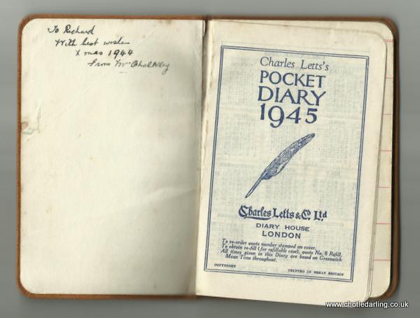 1945 diary from Mrs Chalkley 1945 diary from Mrs Chalkley