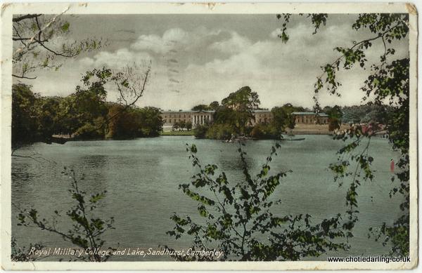 Sandhurst postcard front Sandhurst postcard front