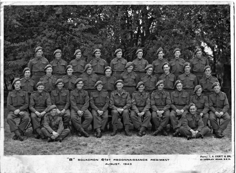 B Squadron 61st Recce August 1943 B Squadron 61st Recce August 1943