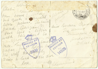 Postcard of bridge written 18th Oct 44 back (2)