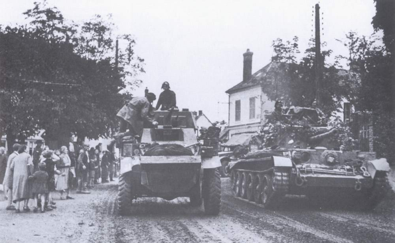61st Recce Humber Armoured Car in Beauvais France IWM 61st Recce Humber Armoured Car in Beauvais France IWM