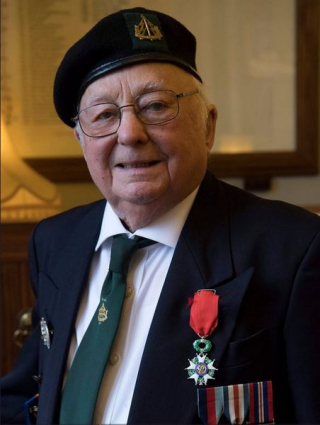Tony Rampling with the Legion d'Honneur medal Tony Rampling with the Legion d'Honneur medal