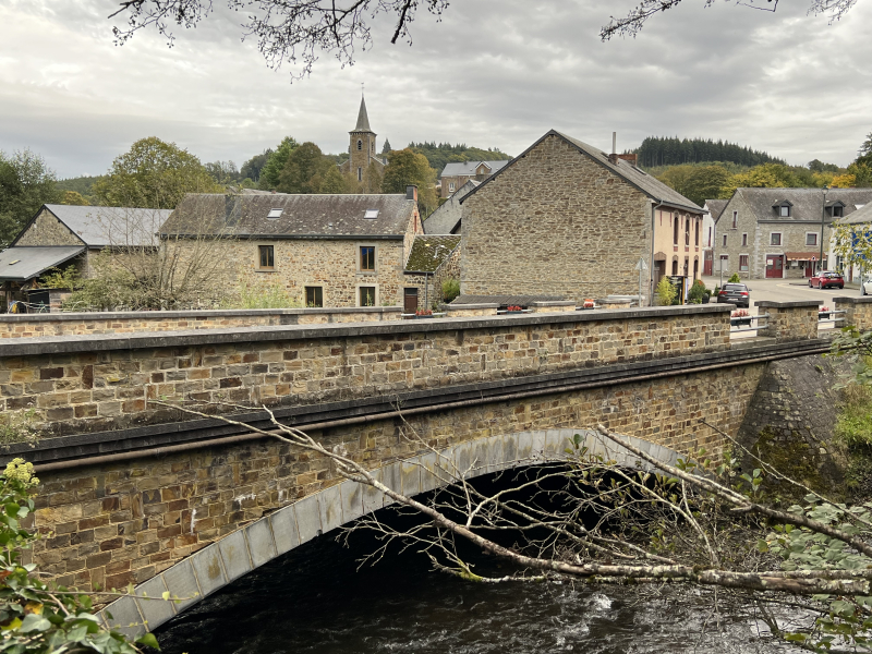 Grupont bridge over river La L'Homme