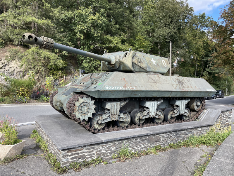 La Roche en Ardenne Achilles tank destroyer memorial