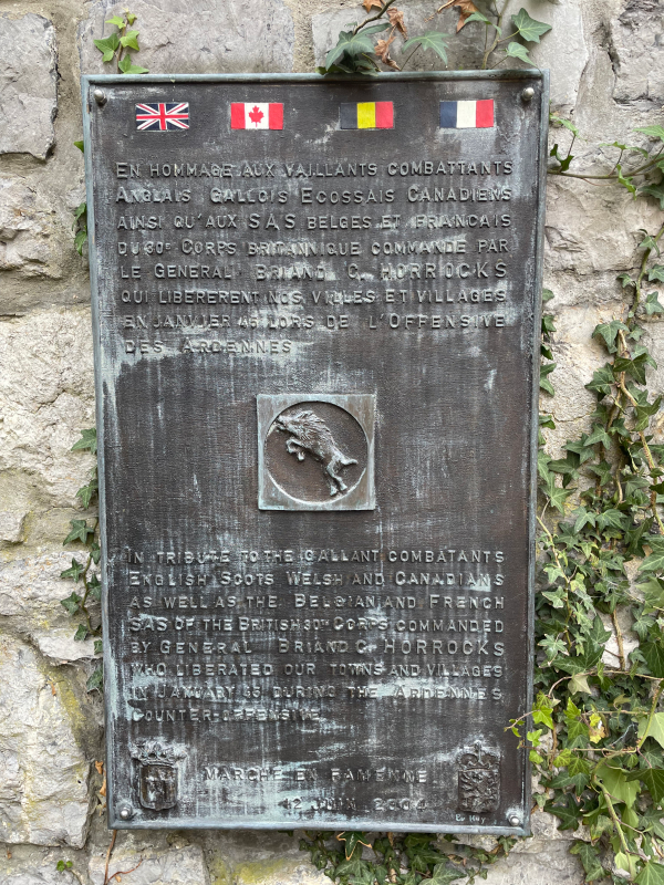 Marche-en-Famenne memorial plaque (2)